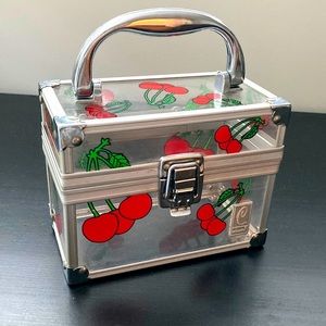 Vintage Clear Cherry Caboodle 90s